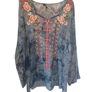 Andre By Unit Top Womens Large Embroidered Detail Comfort Hipster - Picture 1 of 10