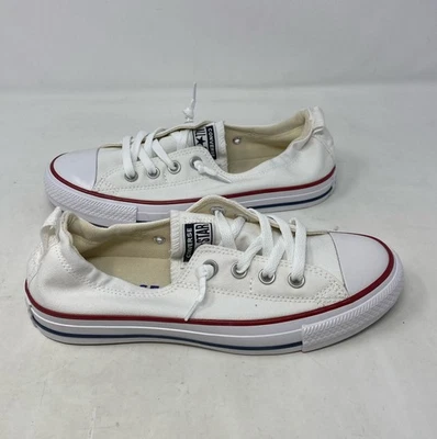 Converse Women’s Chuck Taylor All Star Shoreline Slip Low Top - White Size 8 - Image 1 of 4