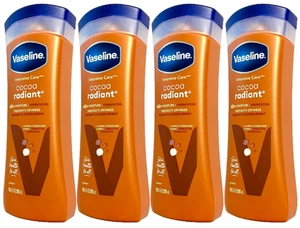 Vaseline Intensive Care Moisturizing Cocoa Radiant Body Lotion, 10oz-Pack of 4 - Picture 1 of 2