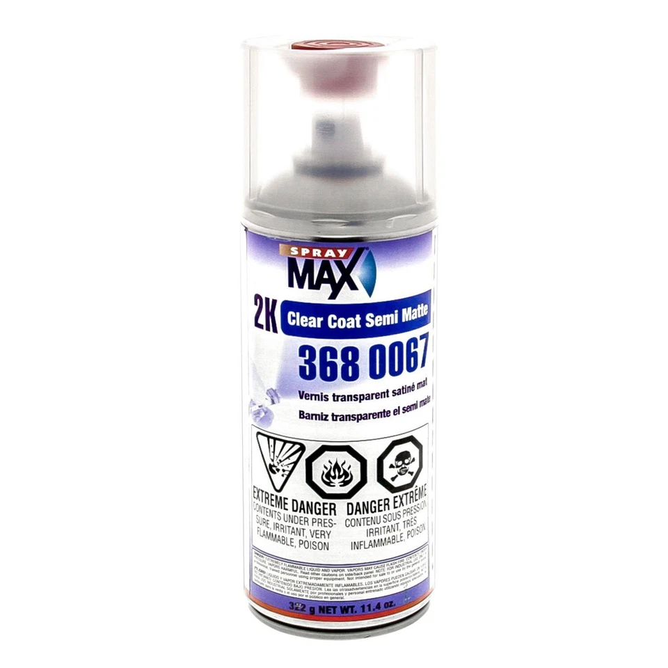 Spray max 2K 368-0067 Clear Satin Finish, 11.4 oz - Image 1 of 1