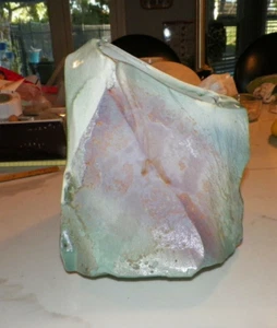 Tony Evans 116 STUDIO KERAMIK RAKU ABSTRAKTE ROCKFORM VASE 8 1/2" hoch - Bild 1 von 12