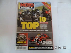 MOTORRAD JOURNAL NR. 1498 13.12.2001 APRILIA 990 900 CBR HONDA 600 HORNET K30 - Bild 1 von 1
