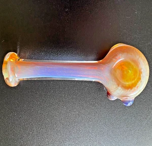 American Made Green Glass Pipe - Picture 1 of 9