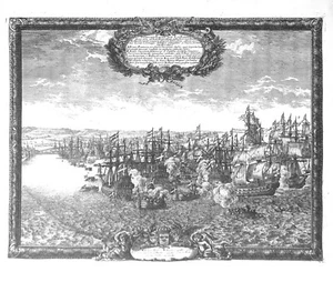 Antique map, Dahlbergh/Pufendorf, Delineatio Eorum .. ad Landscronam - Picture 1 of 1
