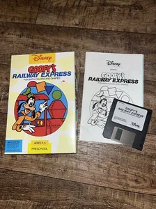 Disney Goofys Railway Express IBM PC Computer Game 3.5 Diskette Vintage Software - Picture 1 of 3