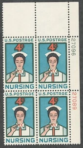 US. 1190. 4c. Student Nurse Lighting Candie, Nursing Issue. PB4. MNH. 1961 - Picture 1 of 2