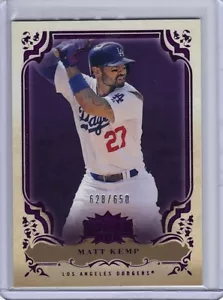 2013 Topps Triple Threads Amethyst Purple Parallel #90 Matt Kemp 628/650 - Picture 1 of 1