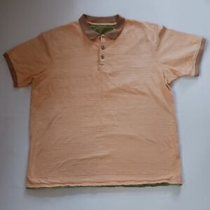 Territory Ahead Polo Shirt Mens Orange Short Sleeve Heavy Duty Cotton 2XLT