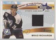 2001-02 Bowman YoungStars Fabric of the Future Jerseys Brad Richards #FFJ-BR