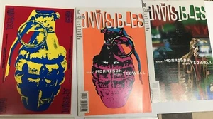 The Invisibles STORE POSTER Plus #1-8, Grant Morrison 1994-95 Vertigo. #4 w/card - Picture 1 of 3