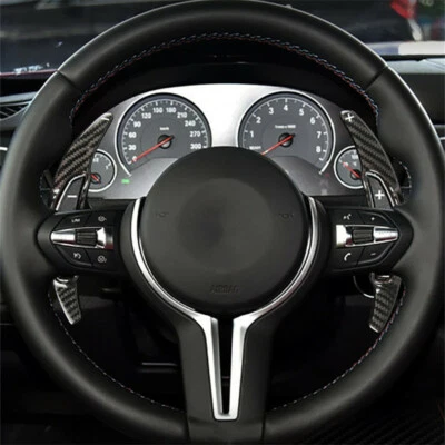 Paleta de cambio de volante de fibra de carbono de lujo para BMW M2 M4 M3 M5 M6 2014-2016 Foto 1 de 4