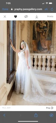 Vestido de noiva Allure C625L - Imagem 1 de 4