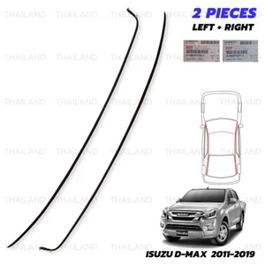 For Isuzu D-Max Dmax Pick Up 2WD 4WD 2011 - '19 Pair Molding Roof Line - Picture 1 of 10