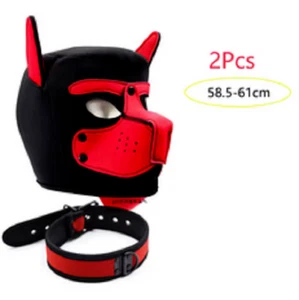 Pride CSD Puppy Mascarilla Hombre Máscaras Festival PERRO Perro Cachorros Play Hood Gaywear - Imagen 1 de 7