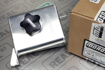 Moroso Aluminum Coolant Expansion Tank w/ Cap for Miata NB 99-05 BP 1.8L 63781 - Image 1 of 4