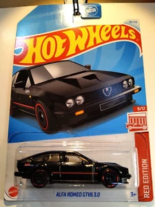 2024 HOT WHEELS TARGET RED EDITION EXCLUSIVE ALFA ROMEO GTV6 3.0 HTF! - Picture 1 of 2