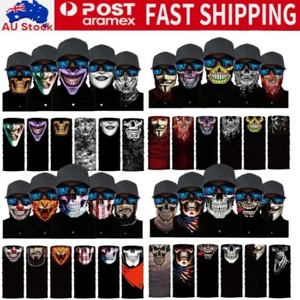 Cycling Motorcycle Face Mask Face Cover Head Scarf Sunscreen Bandana Neck Sock - Picture 1 of 65