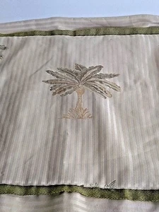 Pacific Designs Palm Tree Designed Embroidered Single Pillow Sham 20.5 x 25" - Picture 1 of 10