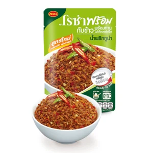 3 x TUNA Chili Spicy Sauce Thai Nam Prik Thai Sauce Ready Eat 105g ROZA PROMPT - Picture 1 of 7