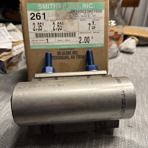 Abrazadera de reparación SMITH-BLAIR 26100023807000, 2 5/8" MaxOD, cubierta completa, 7,5" L 4NWT8 - Imagen 1 de 5