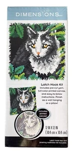 Dimensions Latch Hook Cat Latch Hook Kit - Picture 1 of 3