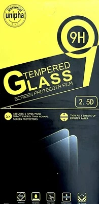 Unipha Universal PREMIUM Tempered Glass Protectors (PACK OF 3) iPhone 14 Pro Max - Image 1 of 4
