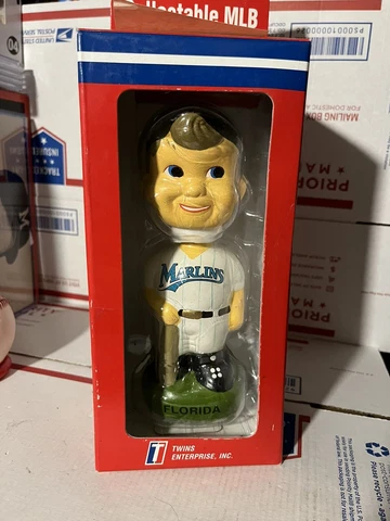 FLORIDA MARLINS MLB TWINS ENTERPRISES BOBBLE HEAD TEI NIB Cover