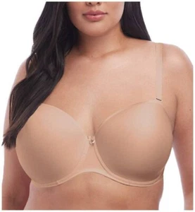 NWT Elomi Women's 36K Smooth Sweetheart Neckline Strapless Bra Sahara Beige (08) - Picture 1 of 6