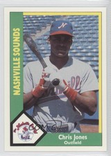 1990 CMC AAA Nashville Sounds Green Backs Chris Jones #16