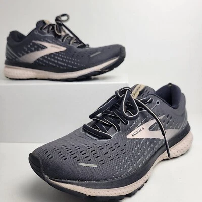 Brooks Ghost 13 Zapatos Mujer Talla 8 Negro Perla Violeta Tenis para Correr Gimnasio Foto 1 de 4