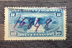 Colombia 1917 Registration Stamp 10c Used Z251 - Picture 1 of 1