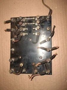 WIRING TERMINAL BOX BLOCK JUNCTION VINTAGE FLXIBLE BUS HARNESS WIRE RAT ROD 1947 - Bild 1 von 2