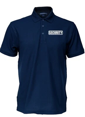 Security Polo with Reflective Design, both left chest and back, Easy care Pique - Image 1 of 4