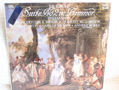 J.S. Bach Suite No. 2 B-Minor Telemann Works Hungaroton Digital FACTORY SEALED! - Image 1 of 2