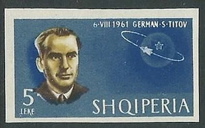 1963 ALBANIA SPAZIO TITOV 5 L NON DENTELLATO MNH ** - VA45-2 - Picture 1 of 1