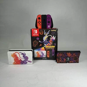 Nintendo Switch OLED Pokemon Scarlet & Violet Edition - Picture 1 of 18
