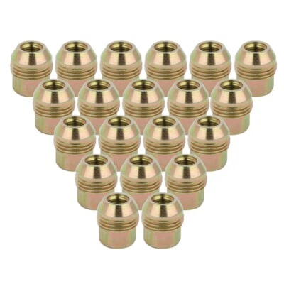 20PCS Gold Zinc 12*1.5mm 1.07" Tall Wheel Lug Nuts For 84-11 Chevrolet Corvette Foto 1 de 4