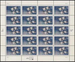 US 3167 Department of the Air Force 32c sheet 20 MNH 1997 - Picture 1 of 1
