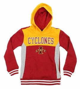 Outerstuff NCAA Youth Iowa State Cyclones Throwback Block Hoodie - Picture 1 of 3