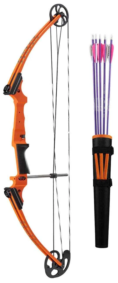 New Mathews Genesis Orange One Cam Youth Bow RH Archery Kit Model# 11419 - Image 1 of 1