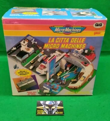 MICRO MACHINES - LA CITTÀ DELLE MICRO MACHINES - GALOOB - GIG 1988 near Complete - Immagine 1 di 4