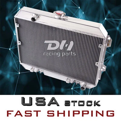 Radiador de aluminio de 3 filas para Nissan Datsun 280Z/1979-1983 280ZX 1975-1978 2,8 L L L6 CC634 Foto 1 de 4