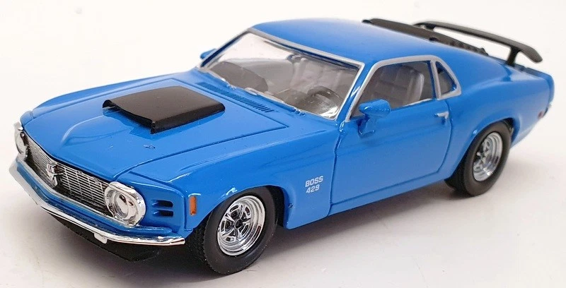 Matchbox 1/43 Scale Model Car  92687 - 1970 Ford Mustang Boss 429 - Blue - Image 1 of 4