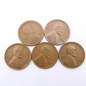 Lincoln Wheat Cent Penny Münzlot - tatsächliche abgebildete Münzen [WCL22] - Bild 1 von 2