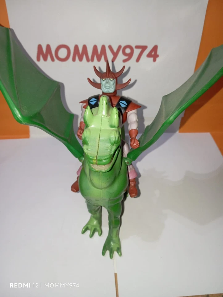 Galoob Blackstar Green Warlock Dragon Glow In The Dark Original and Overlord  - Immagine 1 di 4