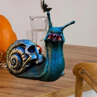 Halloween Snails Statue Animal Figurine Sculpture - Image 1 of 4