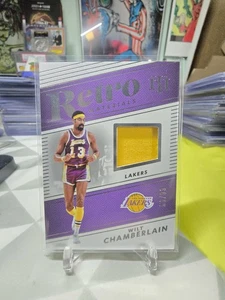 Parche de materiales retro Wilt Chamberlain 2024-25 Panini National Treasures/99 - Imagen 1 de 2