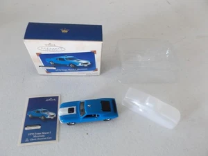 2002 Hallmark Keepsake Ornament ~ 1970 Ford Mach 1 Mustang ~ All American Muscle ~ Neu im Karton - Bild 1 von 12