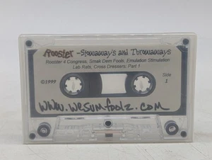 Rooster Stowaways And Throwaways 1999 Cassette Tape Underground Hip-Hop Rare HTF - Picture 1 of 7