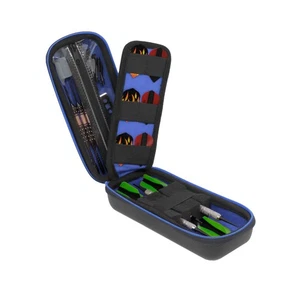 Funda de dardos Gear de EE. UU. para juego de 3 dardos, 12 vuelos y más - azul - Imagen 1 de 9
